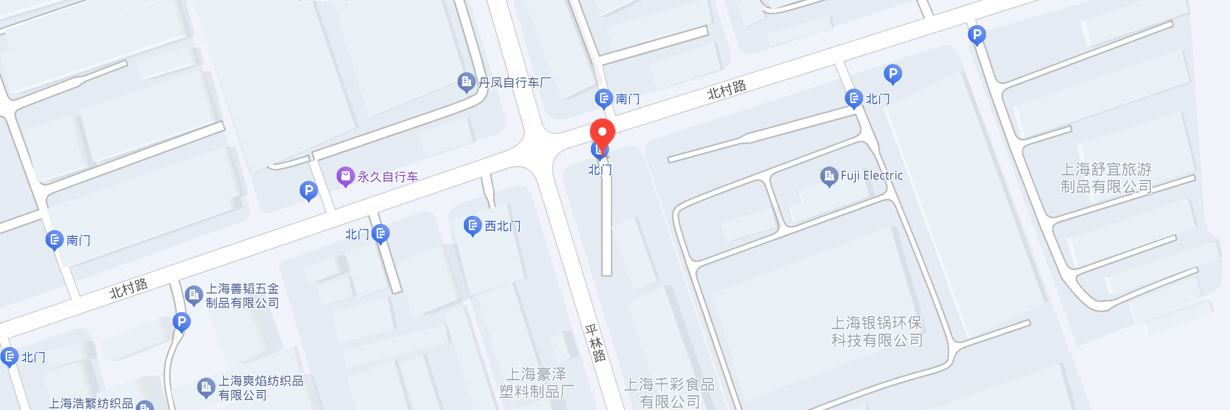 千彩食品企业位置地图